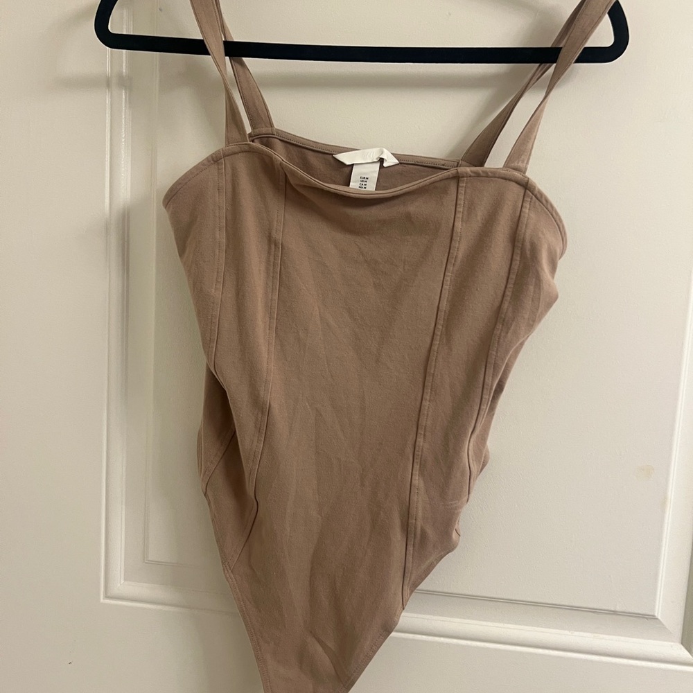H&M Beige Bodysuit